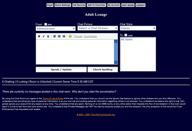 HTML Based Avatar Chat
